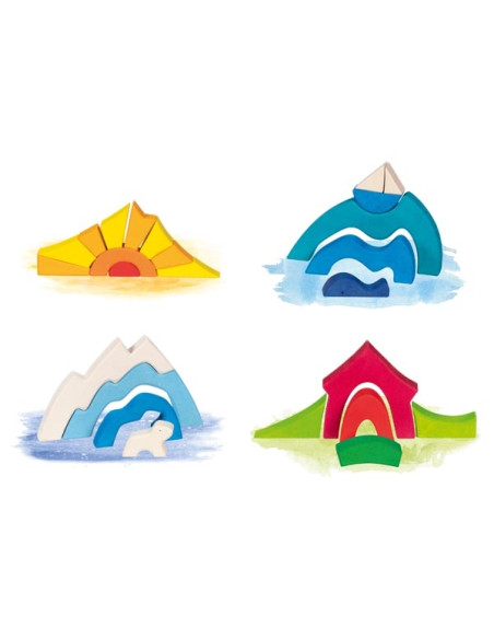 4 seizoenen blokken puzzel