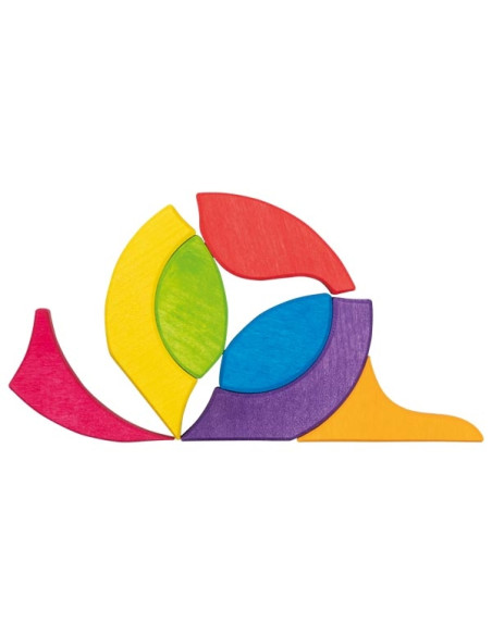 Vlinder blokken puzzel