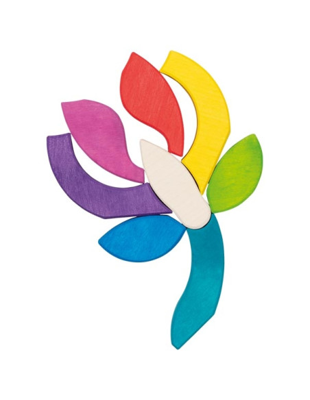 Vlinder blokken puzzel