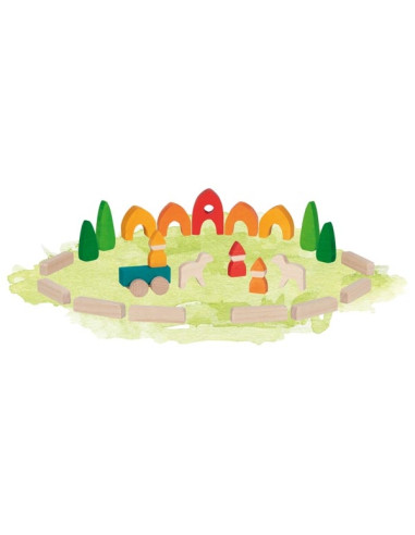 Mini kabouter blokken set