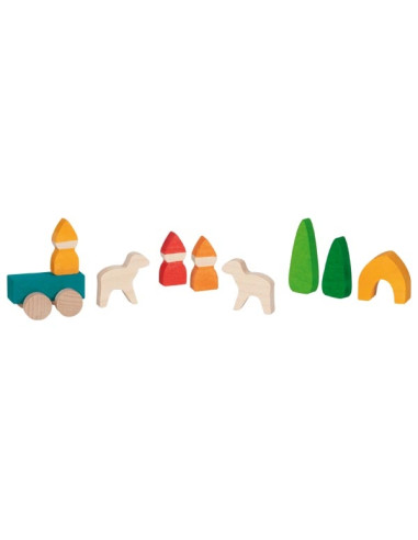 Mini kabouter blokken set