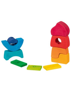 Stapeltoren regenboog huis 2