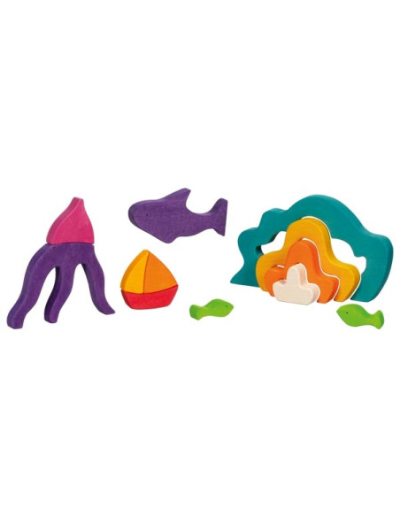 Blokken puzzel oceaan Goki