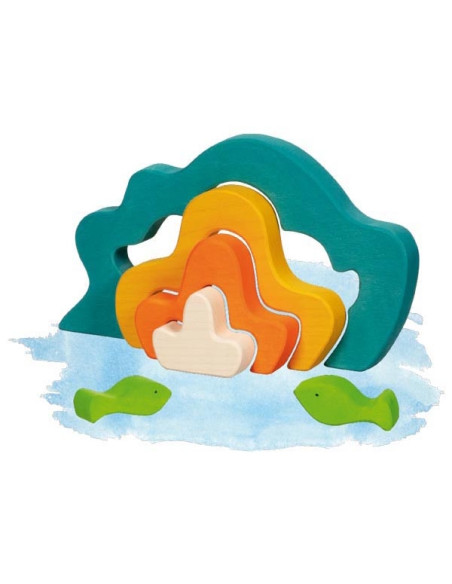 Blokken puzzel oceaan Goki
