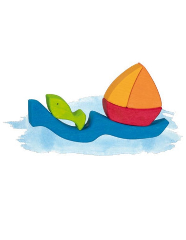 Blokken puzzel oceaan Goki