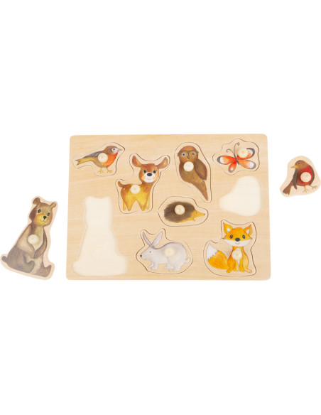 Insteekpuzzel bosdieren