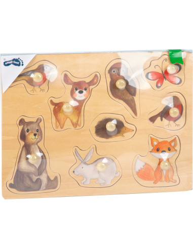 Insteekpuzzel bosdieren