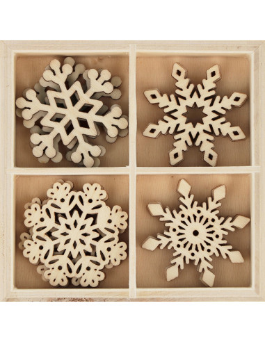 Sneeuwvlok figuur medium