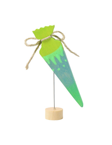 Groene snoepzak steker