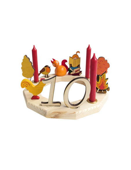 Cijfer 0 naturel steker