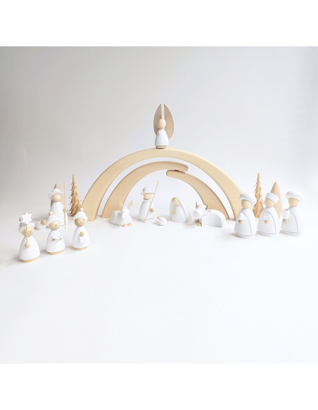 Kinderkoor modern wit