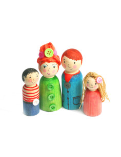 Peg doll familie 2
