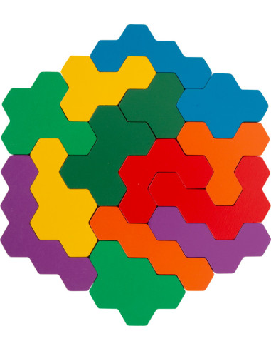 Hexagon puzzel set