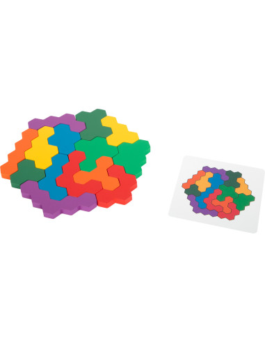 Hexagon puzzel set