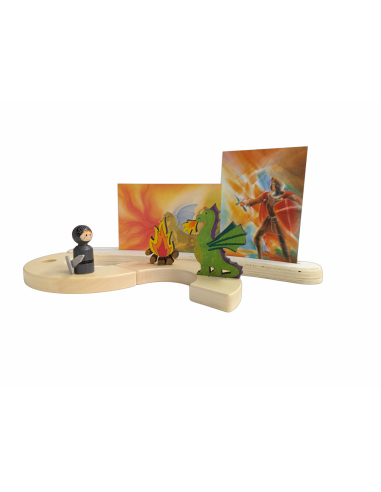 Kaartenboog half rond