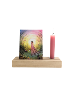 Kaartenhouder met kaars 2