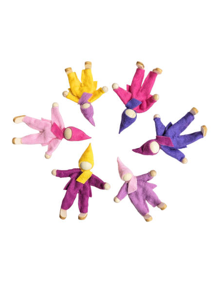 Vilten poppetjes set