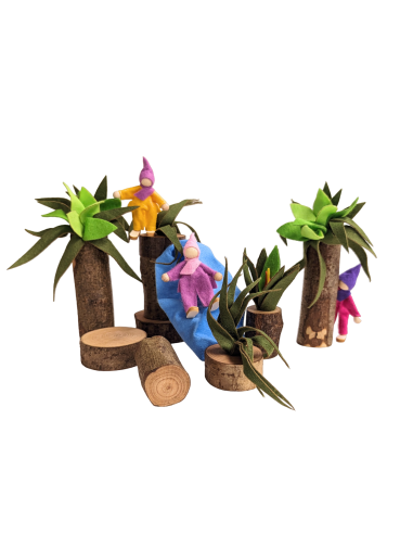 Vilten poppetjes set