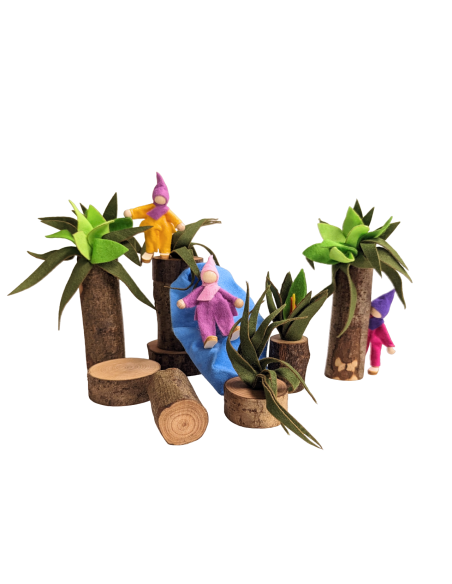 Vilten poppetjes set