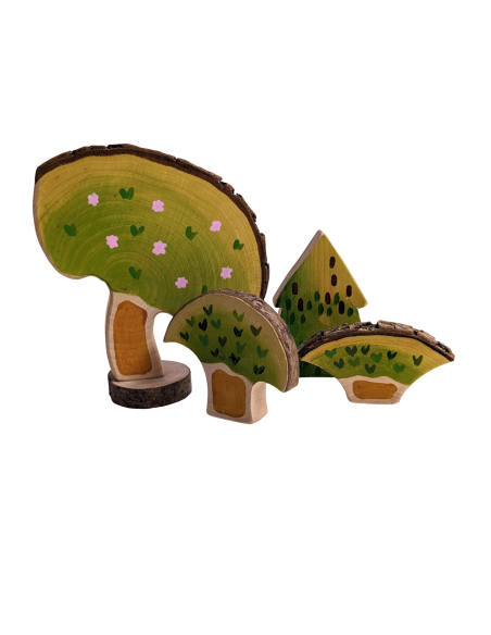 Lente-, herfstbomen set