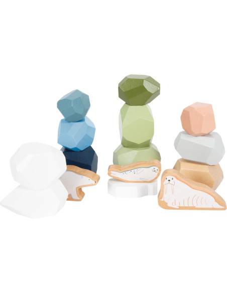 Stapelstenen set pool landschap