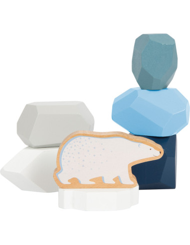 Stapelstenen set pool landschap