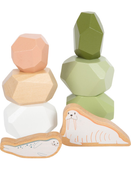 Stapelstenen set pool landschap