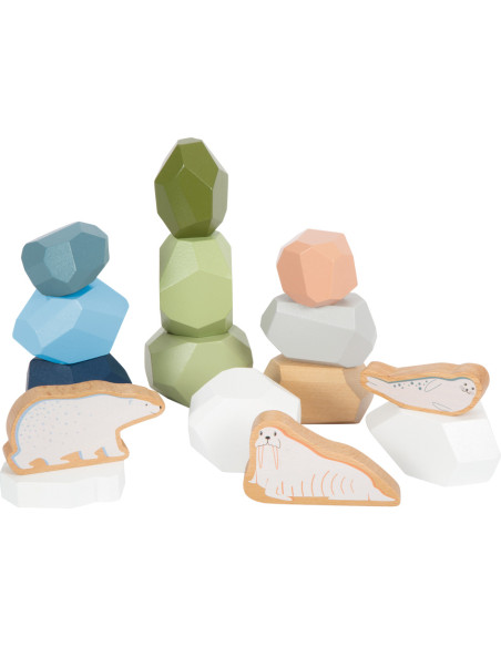 Stapelstenen set pool landschap