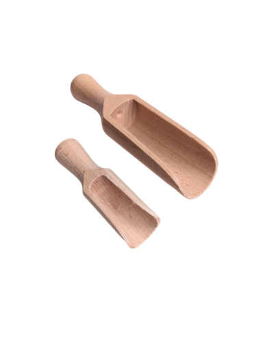 Houten schepje groot