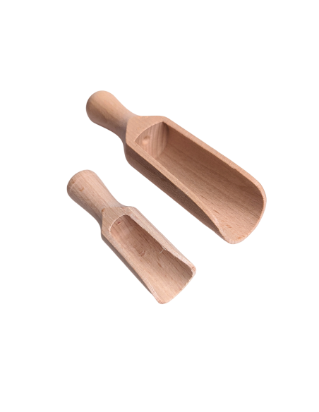 Houten schepje groot