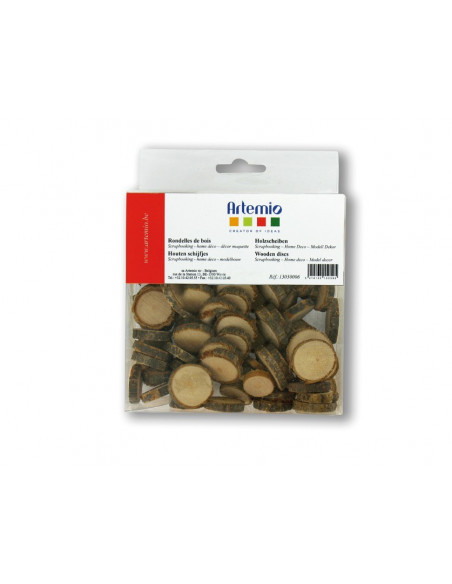 Houten knutselplakjes dik