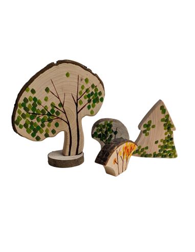 Japanse zomer/herfst bomen set