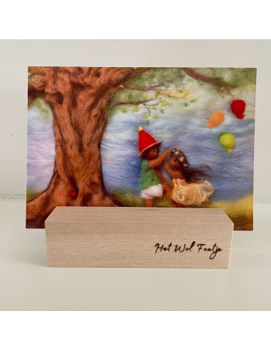 Ansichtkaart feest Het Wol Feetje