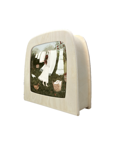 Zomer waslijn plaat voor seizoenslamp Robin...