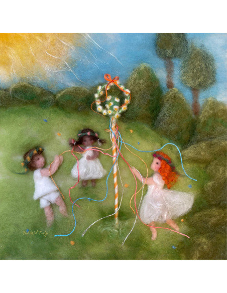 Meiboom plaat voor seizoenslamp Het Wol Feetje