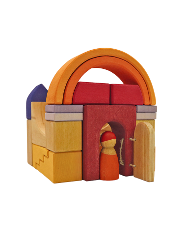 Blokkenset woestijn droom