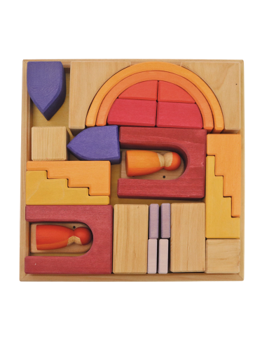 Blokkenset woestijn droom