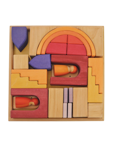 Blokkenset woestijn droom