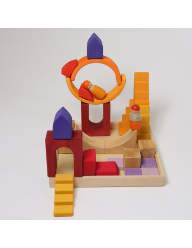 Blokkenset woestijn droom