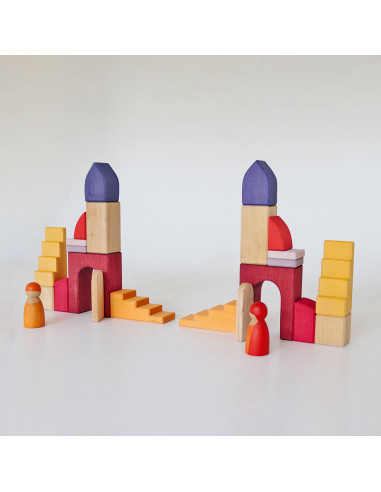 Blokkenset woestijn droom