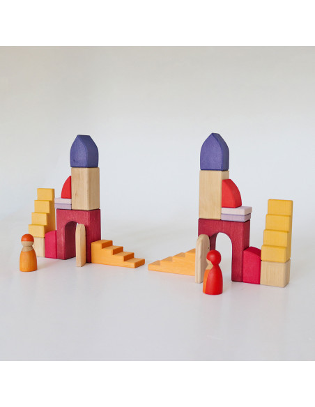 Blokkenset woestijn droom