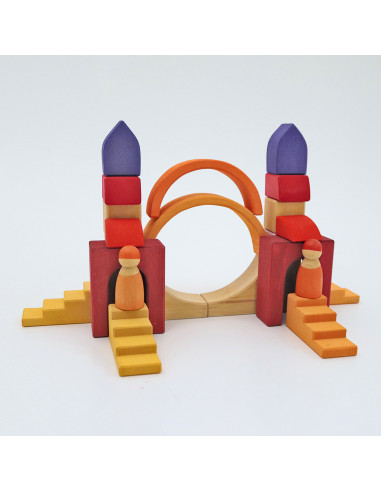 Blokkenset woestijn droom