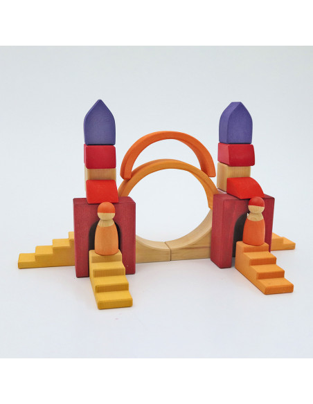 Blokkenset woestijn droom