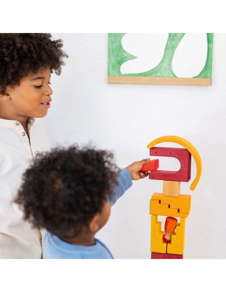 Blokkenset woestijn droom