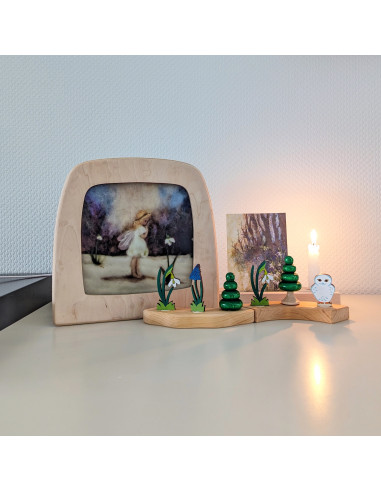 Sneeuwklok elfje plaat voor seizoenslamp Ann...