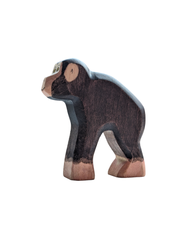 Chimpansee Holzwald