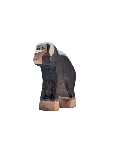 Chimpansee Holzwald
