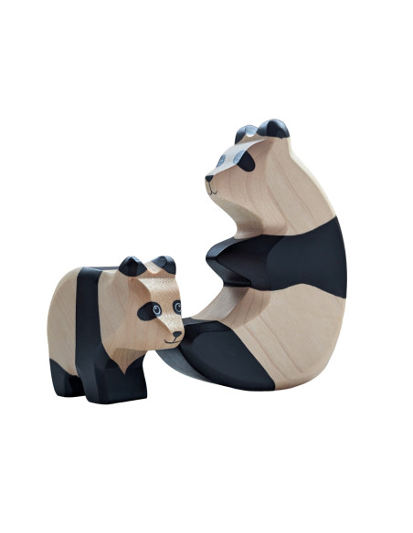 Panda klein Holzwald