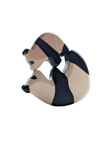 Panda klein Holzwald