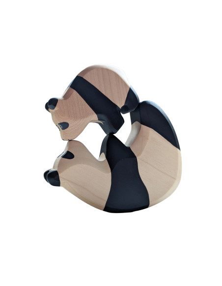 Panda klein Holzwald